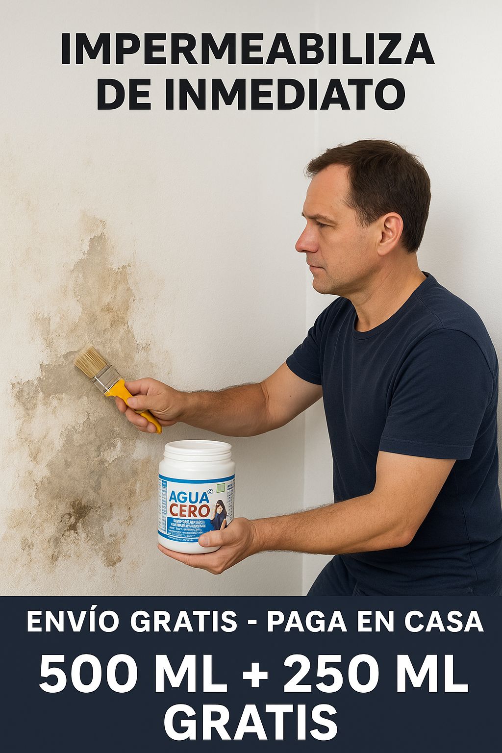 Impermeabilizante AGUACERO 500 ML + 250 ML