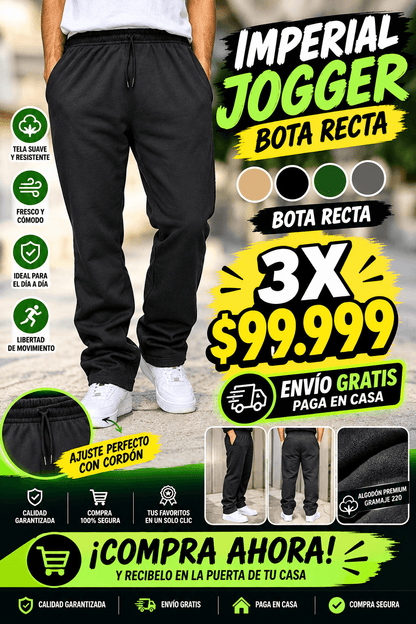 JOGGER IMPERIAL: combina estilo y comodidad en un solo diseño.