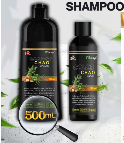 SHAMPOO CHAO CANAS +TRATAMIENTO