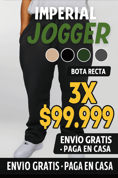 JOGGER IMPERIAL: combina estilo, comodidad y versatilidad en un solo diseño.