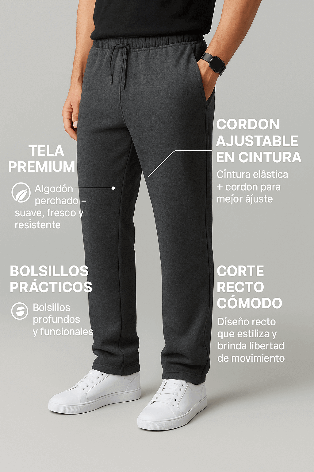 JOGGER IMPERIAL: combina estilo, comodidad y versatilidad en un solo diseño.