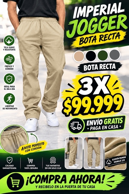 JOGGER IMPERIAL: combina estilo y comodidad en un solo diseño.